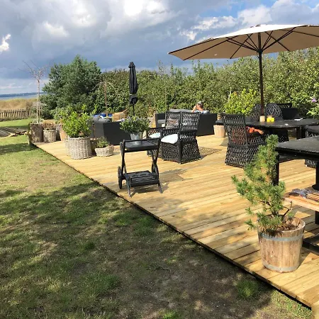 Dobbelt Beach House Langeland, 190m2, 4 Sovevaerelser, 20 M Til Strand 别墅