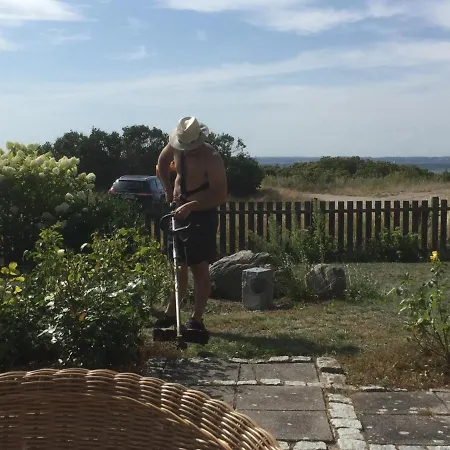 Dobbelt Beach House Langeland, 190m2, 4 Sovevaerelser, 20 M Til Strand *